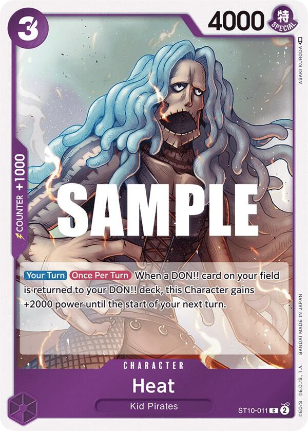 One Piece TCG ST10-011 Heat Starter Deck 10 Three Captains Starter Dec One Piece TCG ST10-011 Heat Starter Deck 10 Three Captains Starter Dec