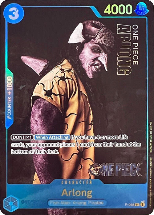 Arlong (PCC Live Action) P-048 (One Piece Promotion Cards)  - Foil