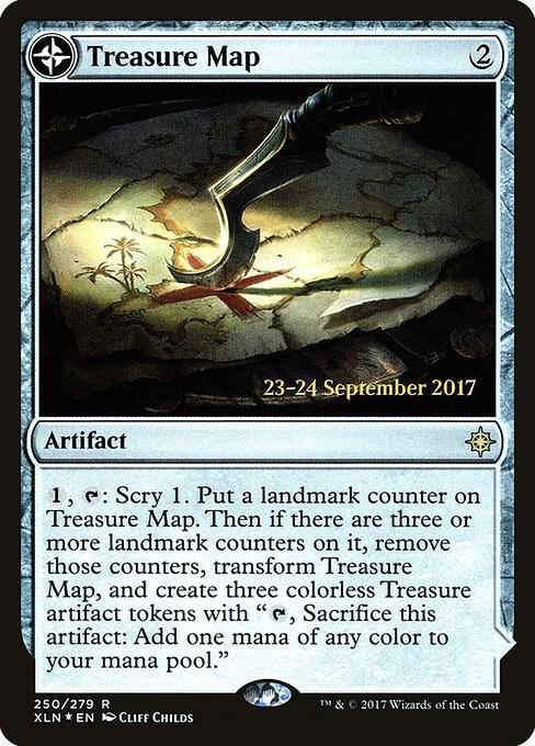Treasure Map XLN 250s/120 (Prerelease Cards)  - Foil