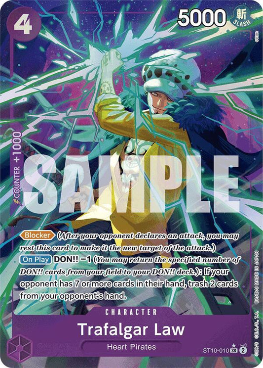 Trafalgar Law ST10-010 (Premium Booster -The Best-)  - Alternate Art Foil