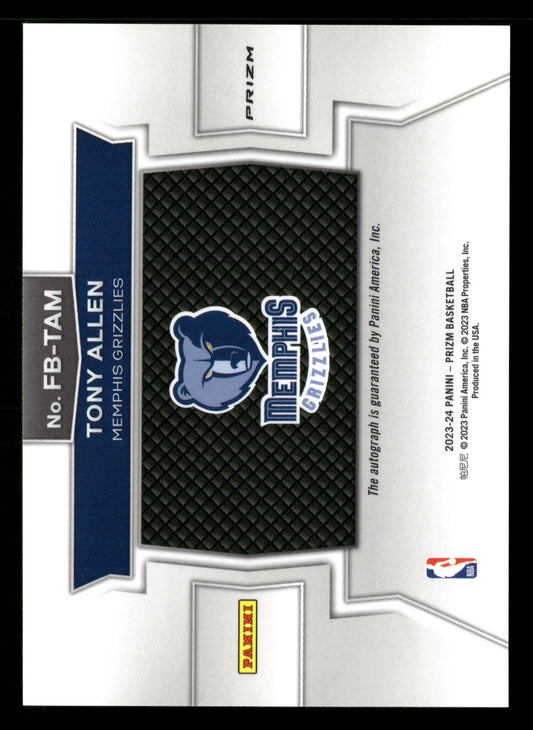2023-24 Panini Prizm #FB-TAM Tony Allen Fast Break Autographs