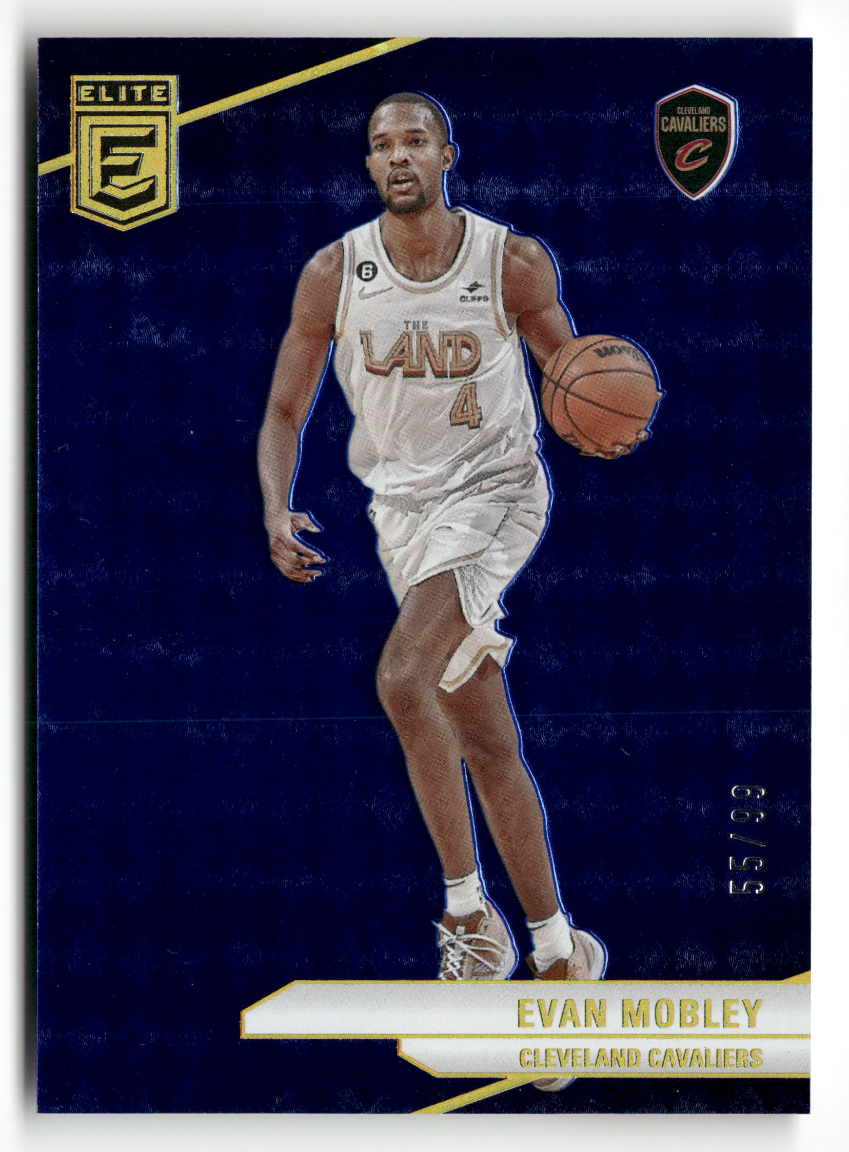 2023-24 Donruss Elite #183 Evan Mobley Blue #/99