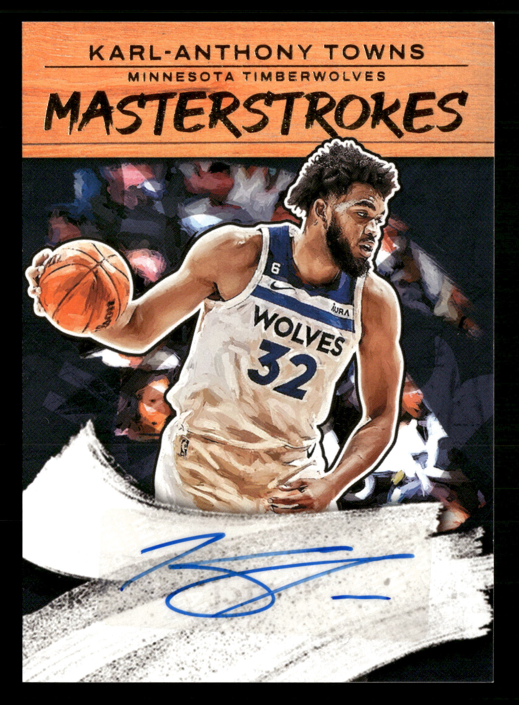 2022-23 Panini Court Kings #MS-KAT Karl-Anthony Towns Masterstrokes #/75