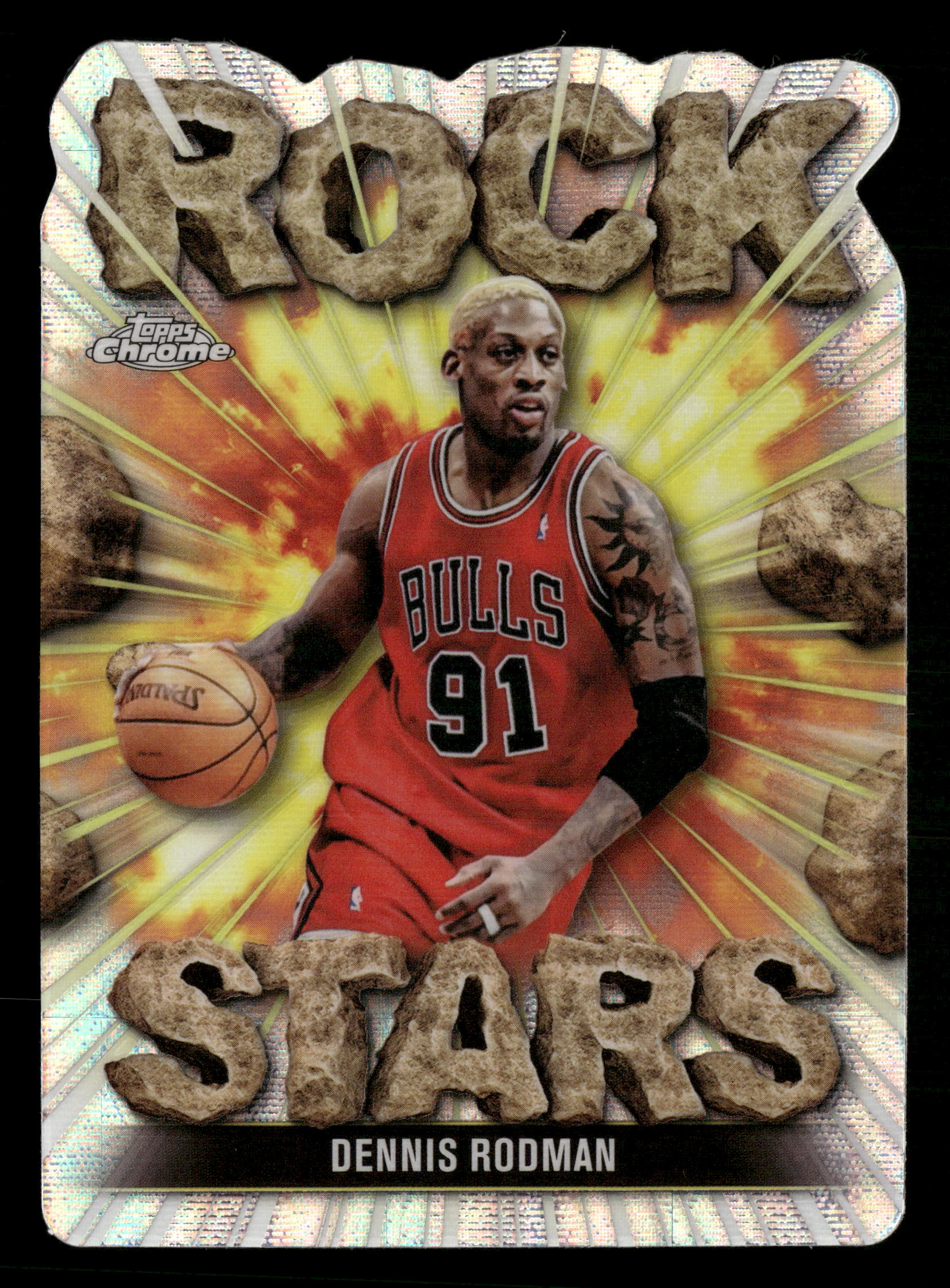 2025-26 Topps Chrome #RS-12 Dennis Rodman Rock Stars