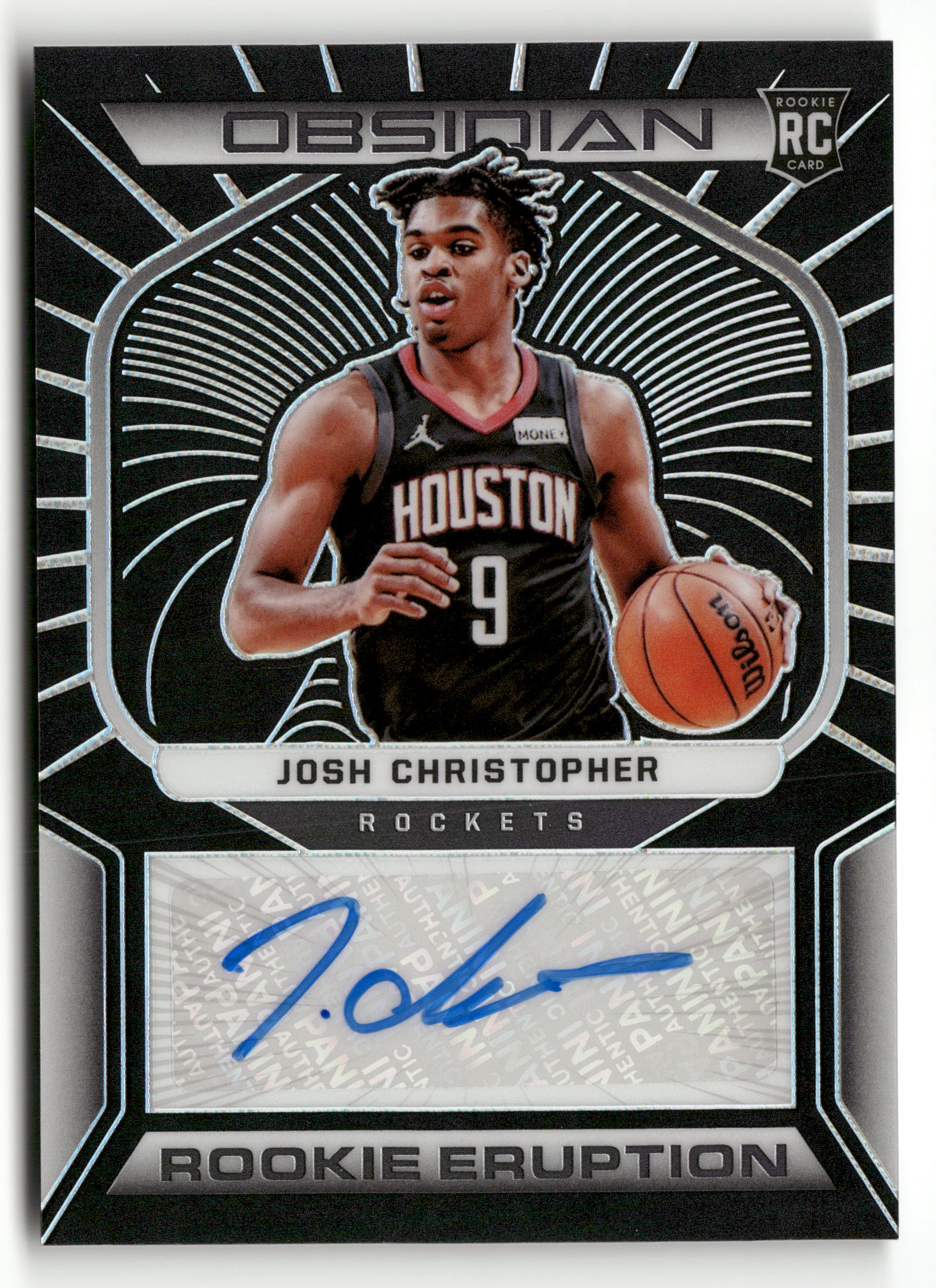 2021-22 Obsidian #RES-JCT Josh Christopher Rookie Eruption Auto #/149