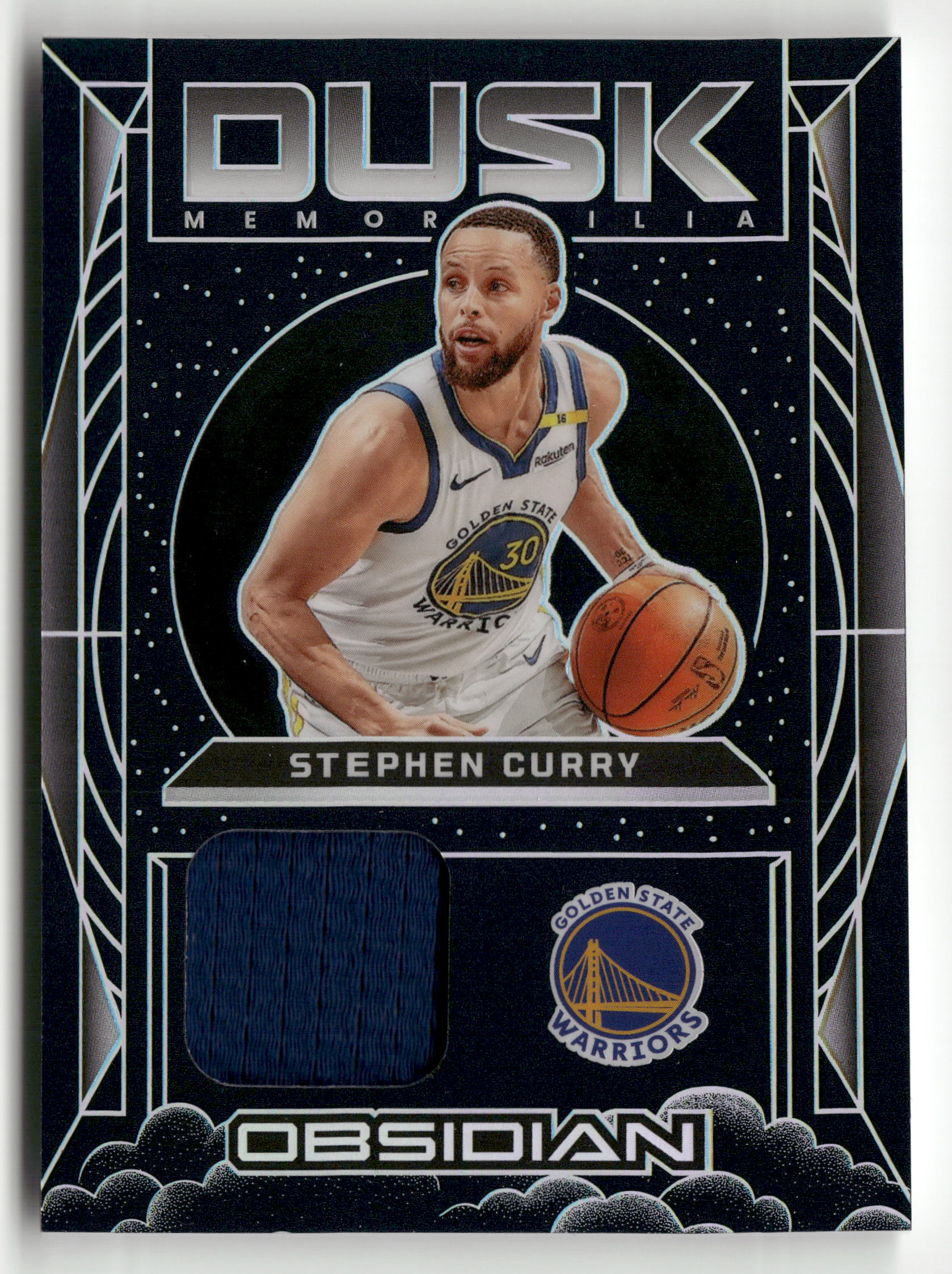 2024-25 Panini Obsidian #DM-CUR Stephen Curry Game-Worn Dusk Memorabilia #/93