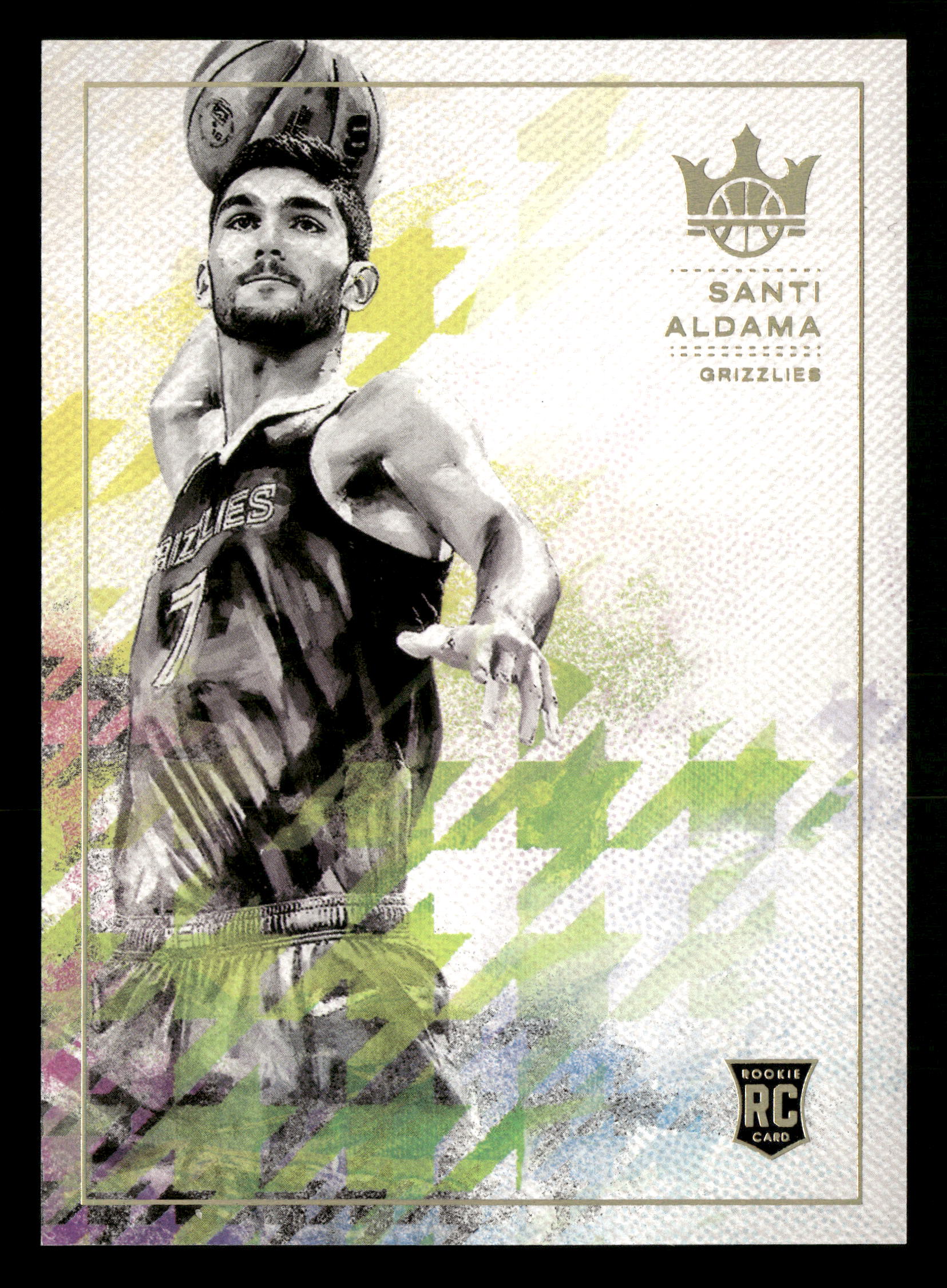 2021-22 Panini Court Kings #197 Santi Aldama Rookies IV