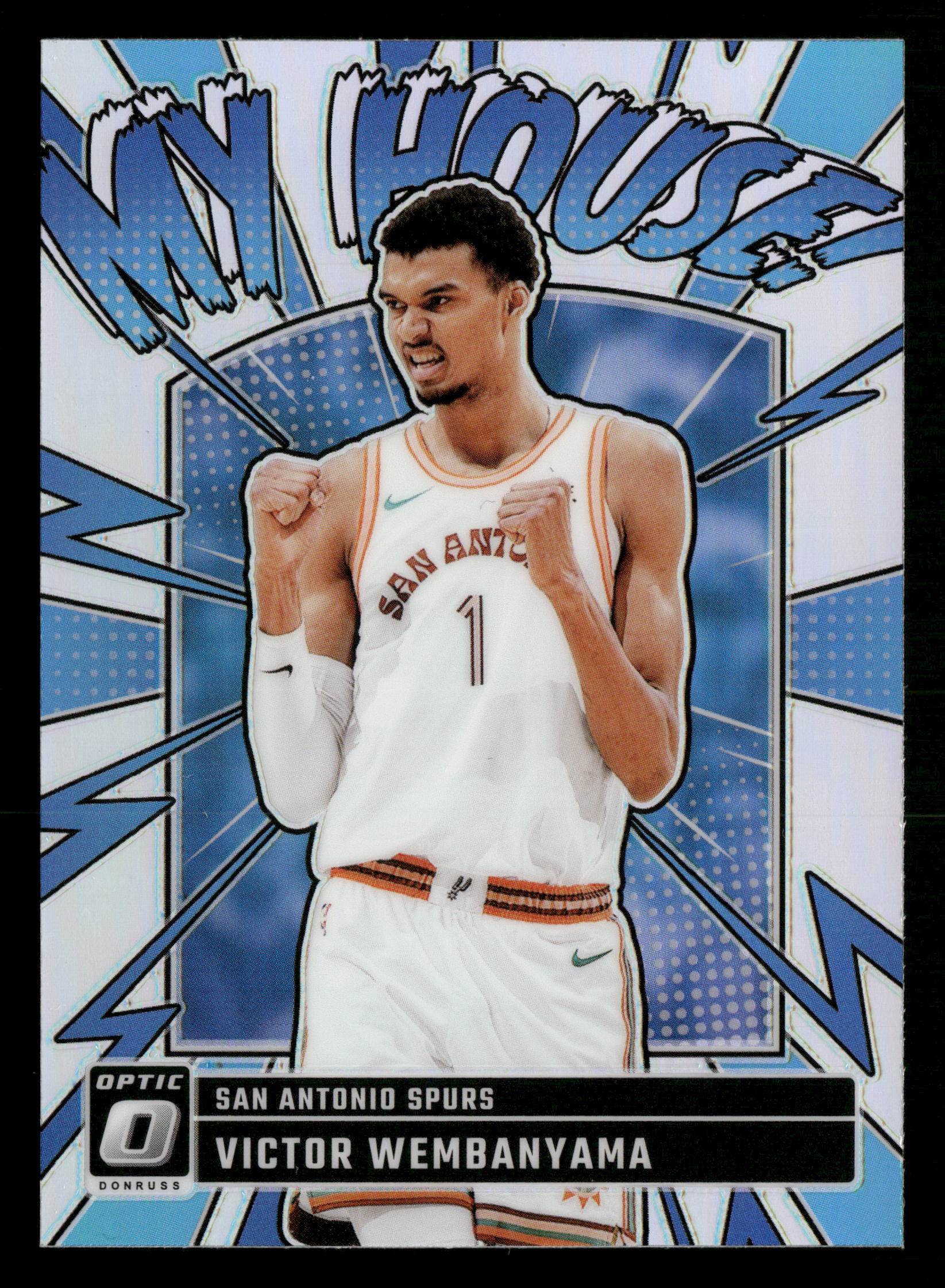 2024-25 Donruss Optic #19 Victor Wembanyama My House Holo