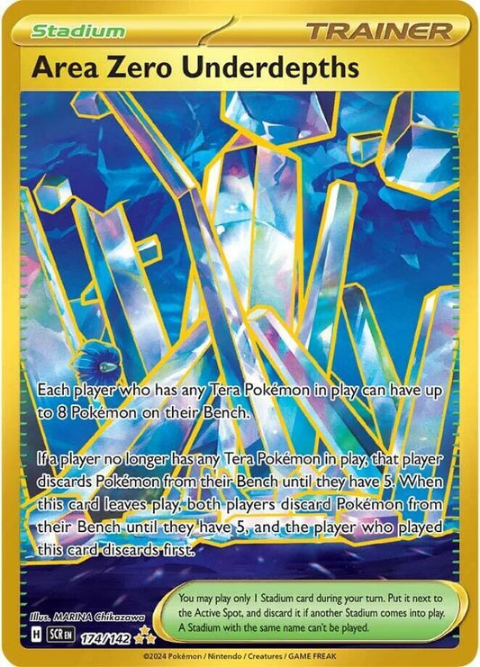 Area Zero Underdepths 174/142 (SV07: Stellar Crown)  - Holofoil