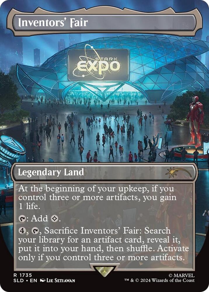 MTG Secret Lair Drop Series 1735 Inventors' Fair (Rainbow Foil) R NM Foil