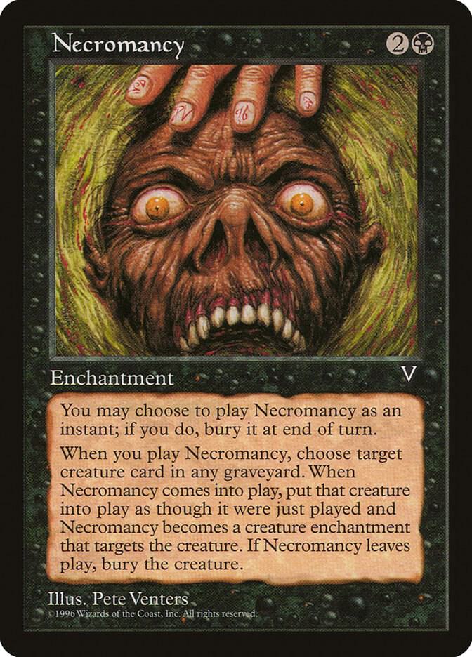 MTG Visions Necromancy U NM