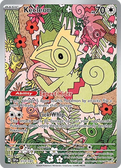 2024 Pokemon SV08: Surging Sparks Kecleon - 213/191 Illustration Rare