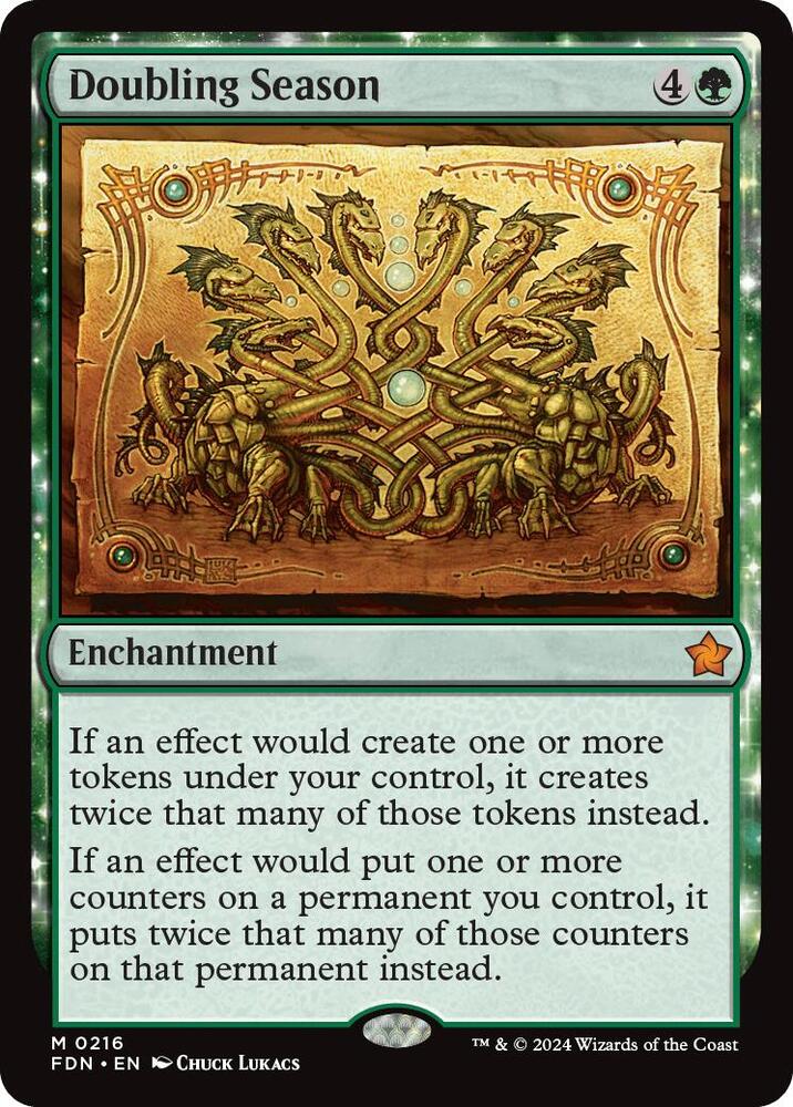 MTG Foundations 216 Doubling Season M NM