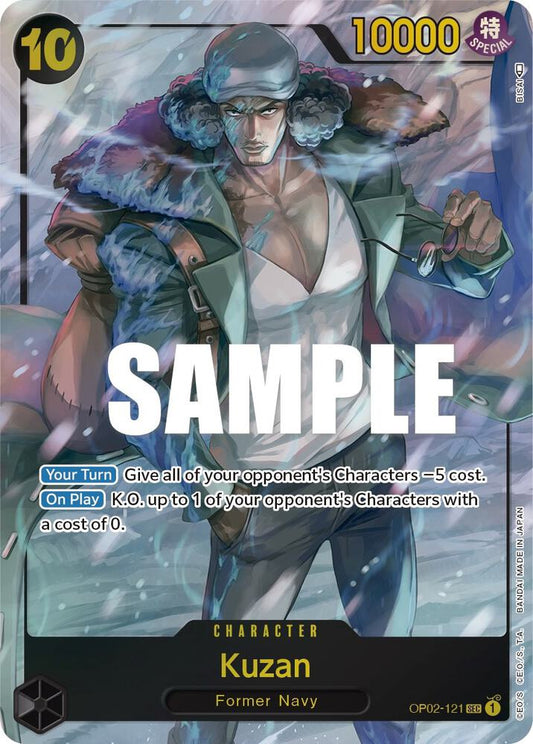 Kuzan OP02-121 (Paramount War)  - Alternate Art Foil