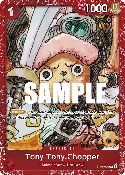 Tony Tony.Chopper (PCC Film RED) ST01-006 (One Piece Promotion Cards)  - Alternate Art Foil