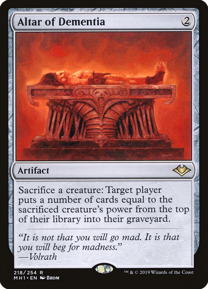 Altar of Dementia 218 (Modern Horizons) 
