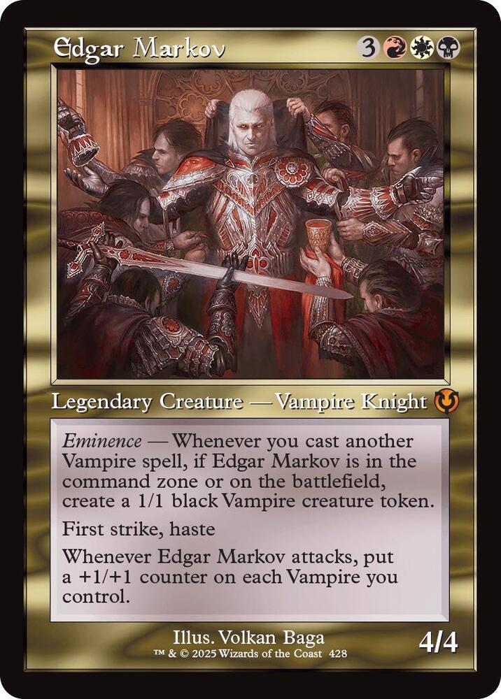 MTG Innistrad Remastered 428 Edgar Markov (Retro Frame) M NM