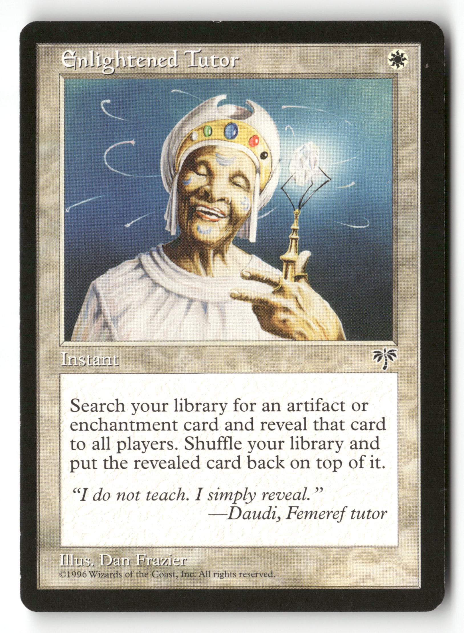 MTG Mirage Enlightened Tutor U NM