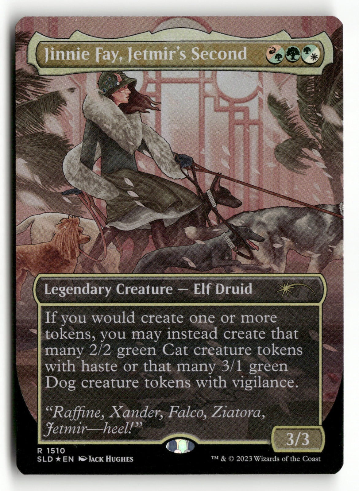 MTG Secret Lair Drop Series 1510 Jinnie Fay, Jetmir's Second R Foil NM