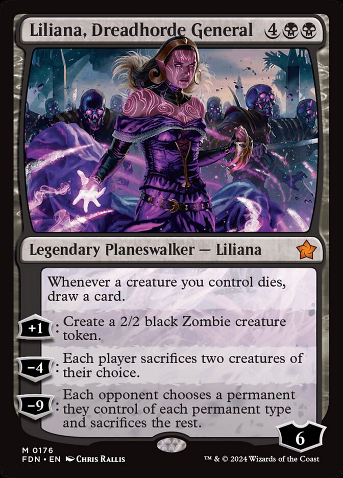 Liliana, Dreadhorde General 176 (Foundations) 