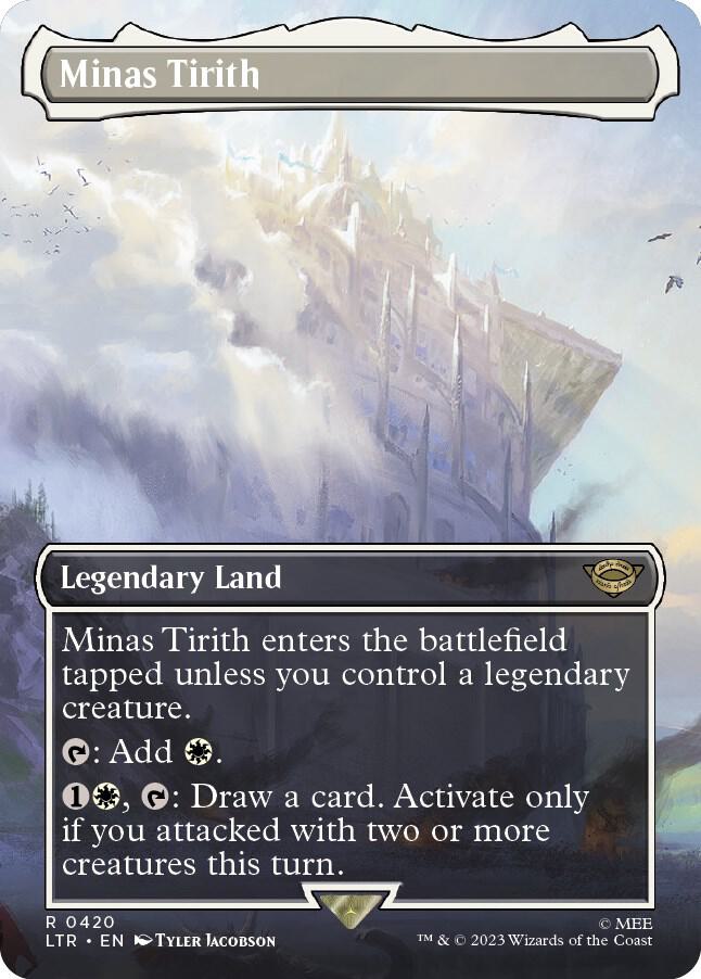 Minas Tirith 420 (Universes Beyond: The Lord of the Rings: Tales of Middle-earth)  - Borderless Foil