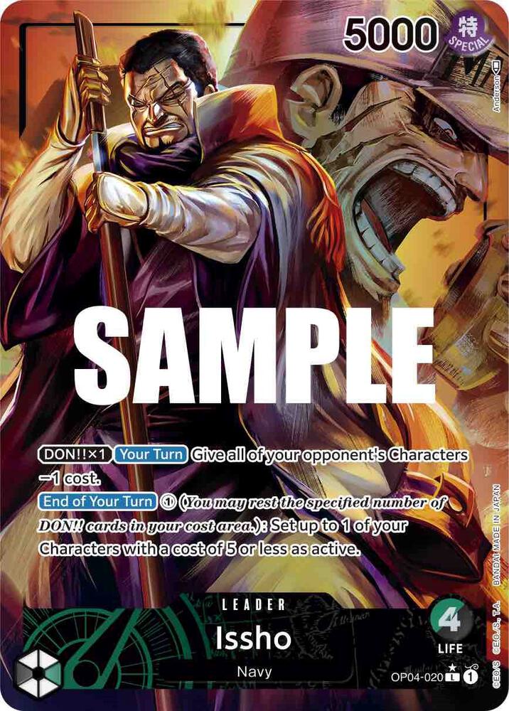 Issho OP04-020 (Kingdoms of Intrigue)  - Alternate Art Foil