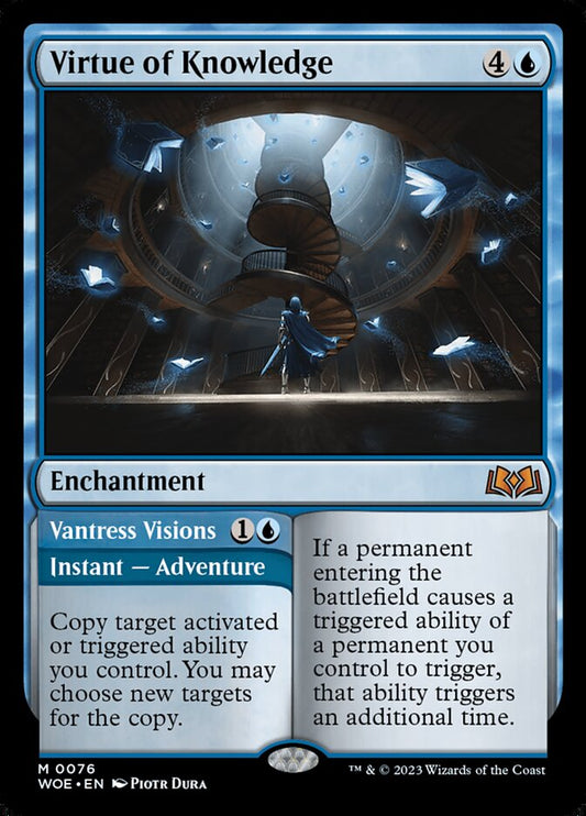 Virtue of Knowledge // Vantress Visions 76 (Wilds of Eldraine) 