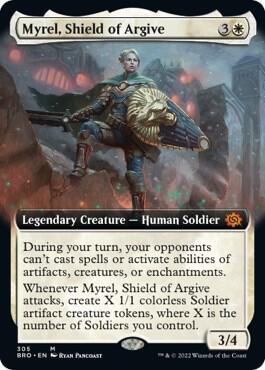 Myrel Shield of Argive Extended Art (Dupe) 305 (The Brothers' War) 
