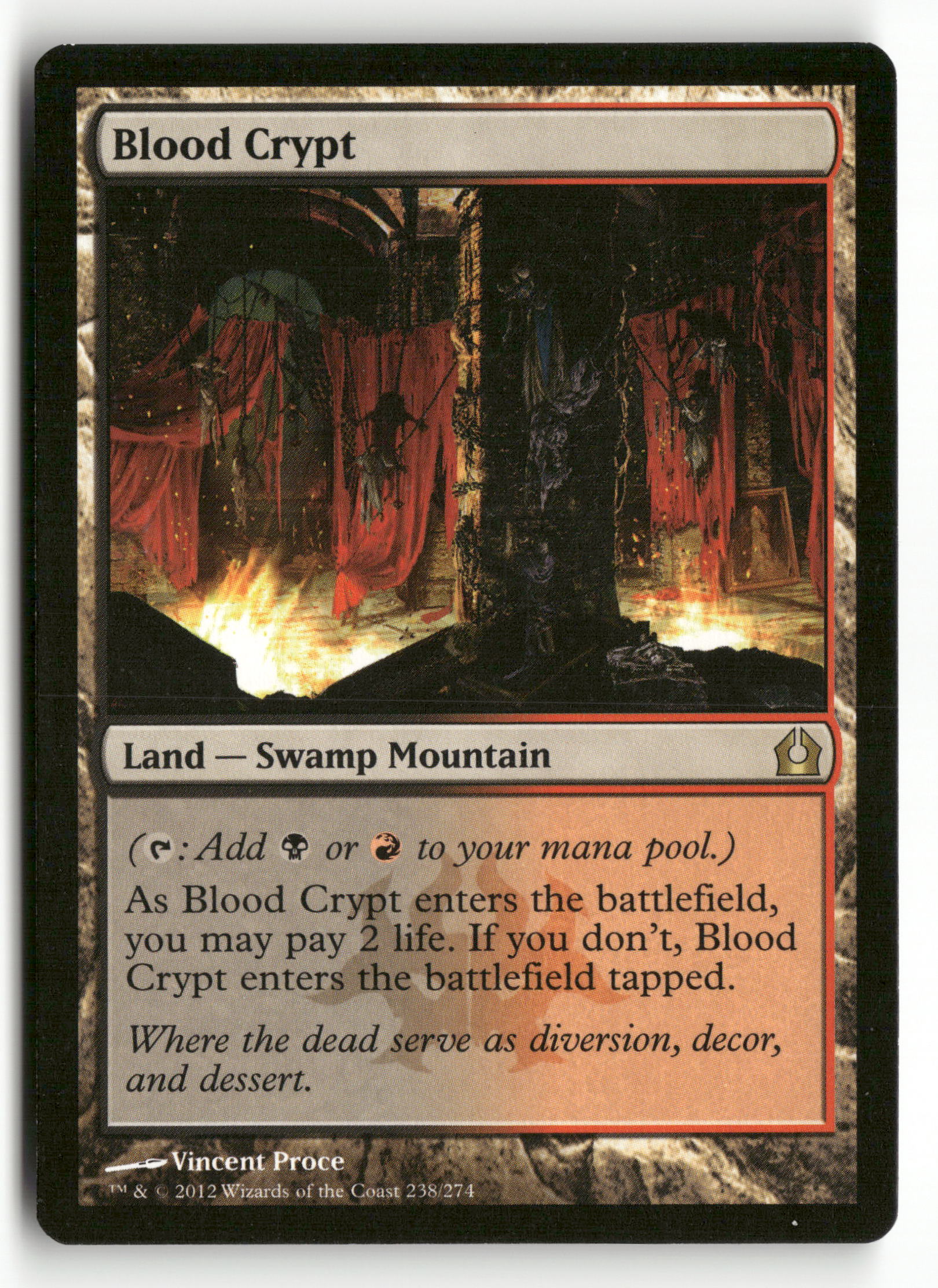 Magic The Gathering Return to Ravnica 238 Blood Crypt R NM