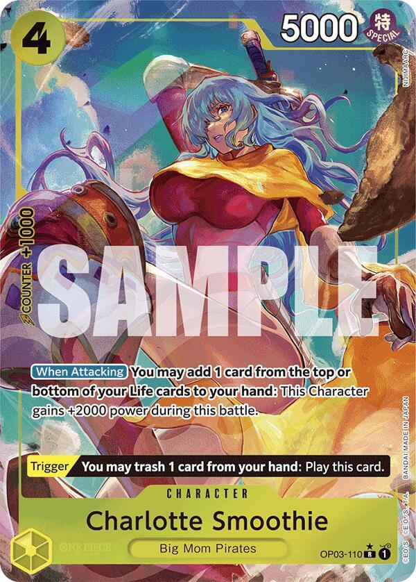 Charlotte Smoothie OP03-110 (Premium Booster -The Best-)  - Full Art Foil