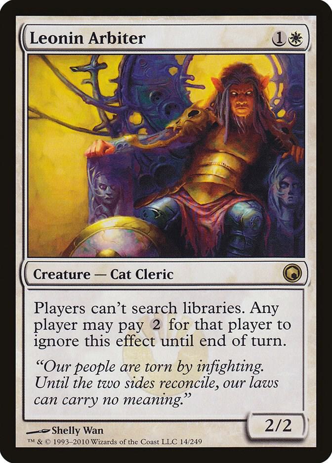 Leonin Arbiter 14/249 (Scars of Mirrodin) 