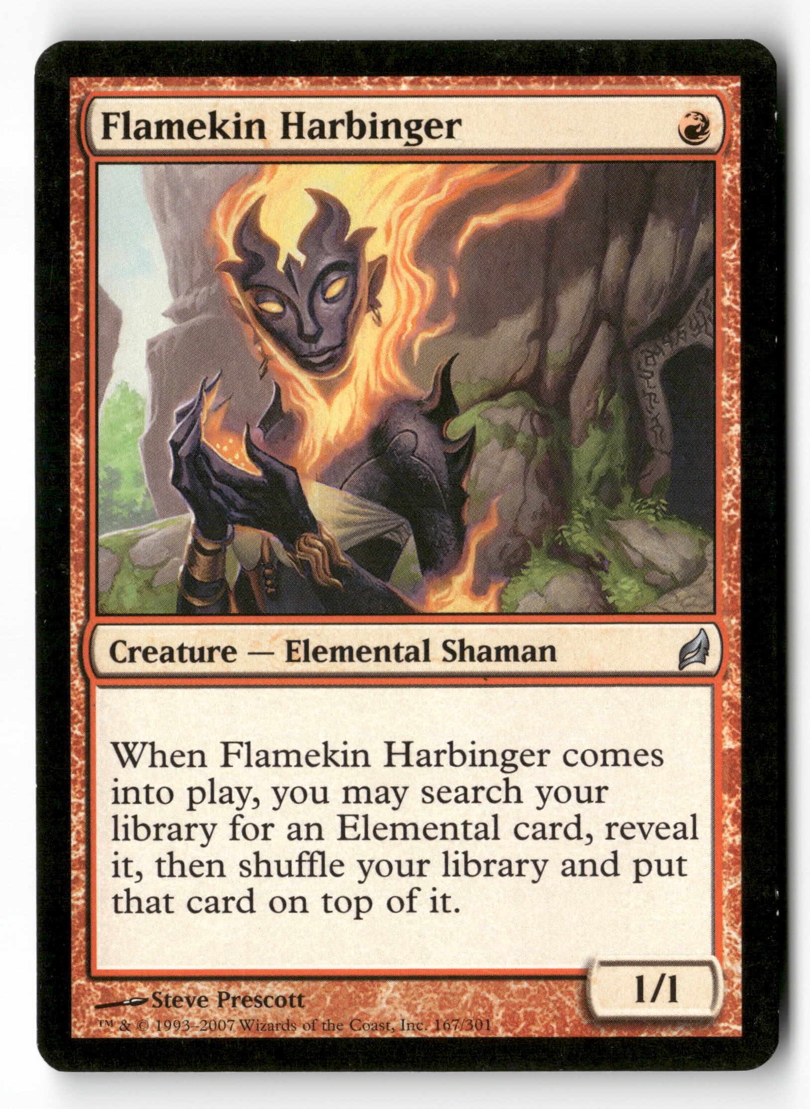 MTG Lorwyn 167 Flamekin Harbinger U LP