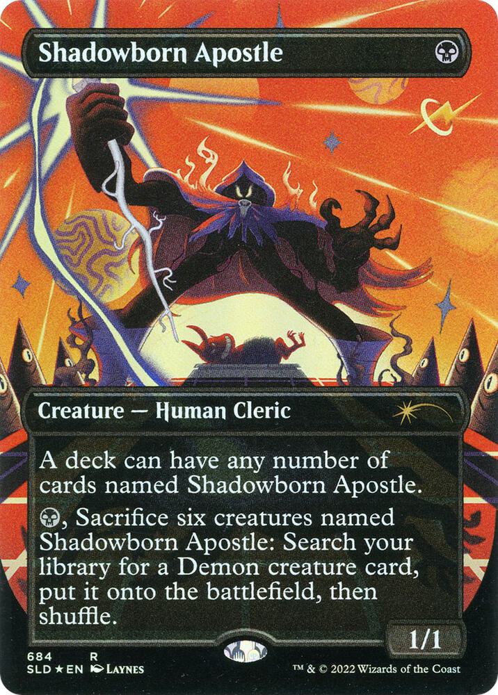 Shadowborn Apostle 684/1 (Secret Lair Drop Series)  - Borderless Foil