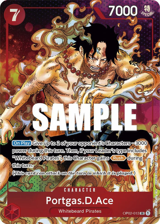 Portgas.D.Ace OP02-013 (Paramount War)  - Parallel Foil