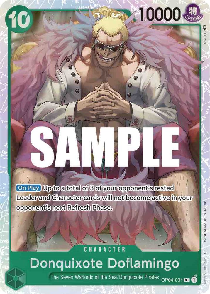 Donquixote Doflamingo OP04-031 (Kingdoms of Intrigue)  - Foil