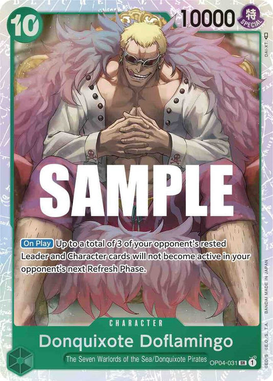 Donquixote Doflamingo OP04-031 (Kingdoms of Intrigue)  - Foil