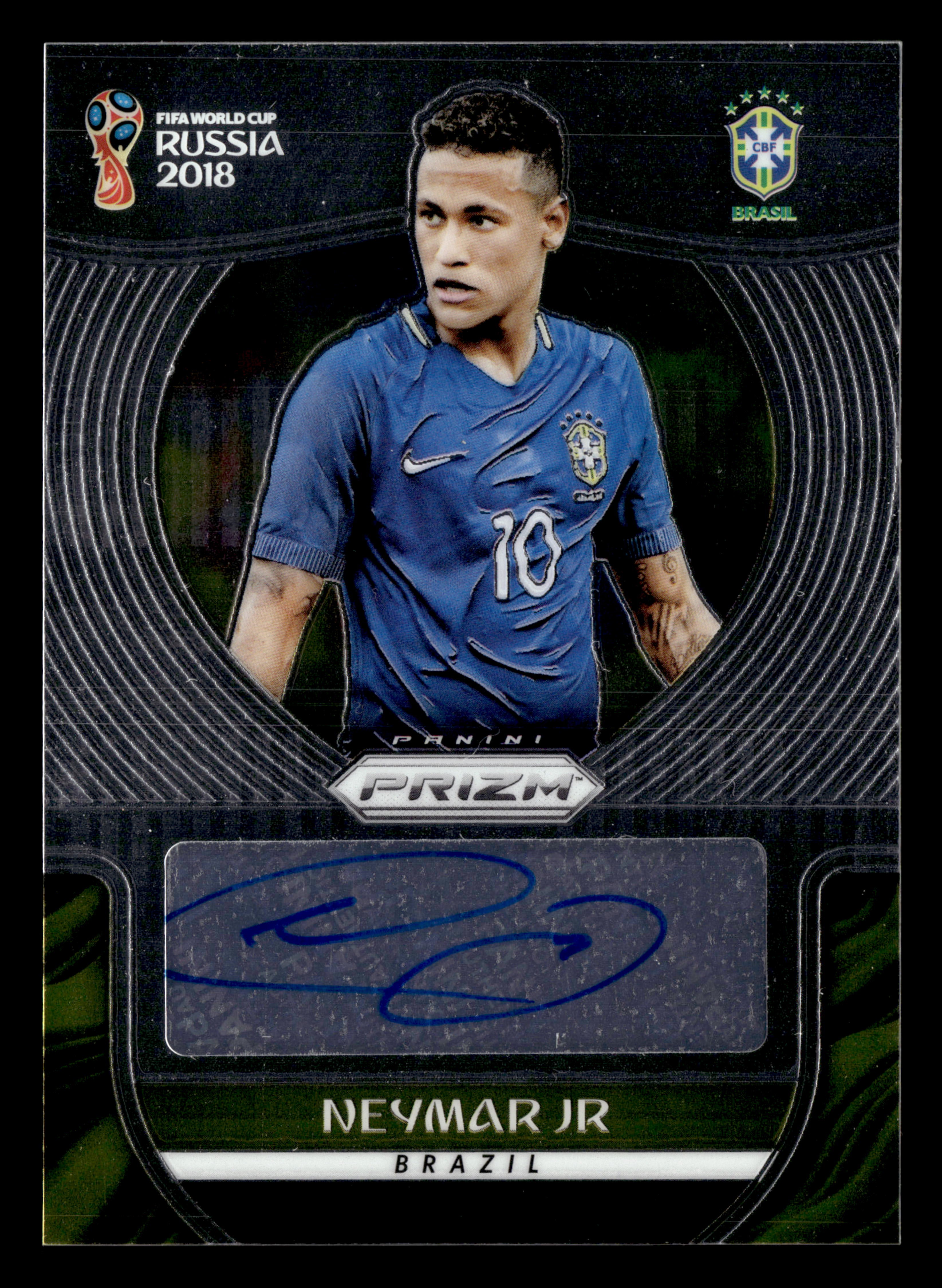 2018 Panini Prizm FIFA World Cup #S-N Neymar Jr Signatures