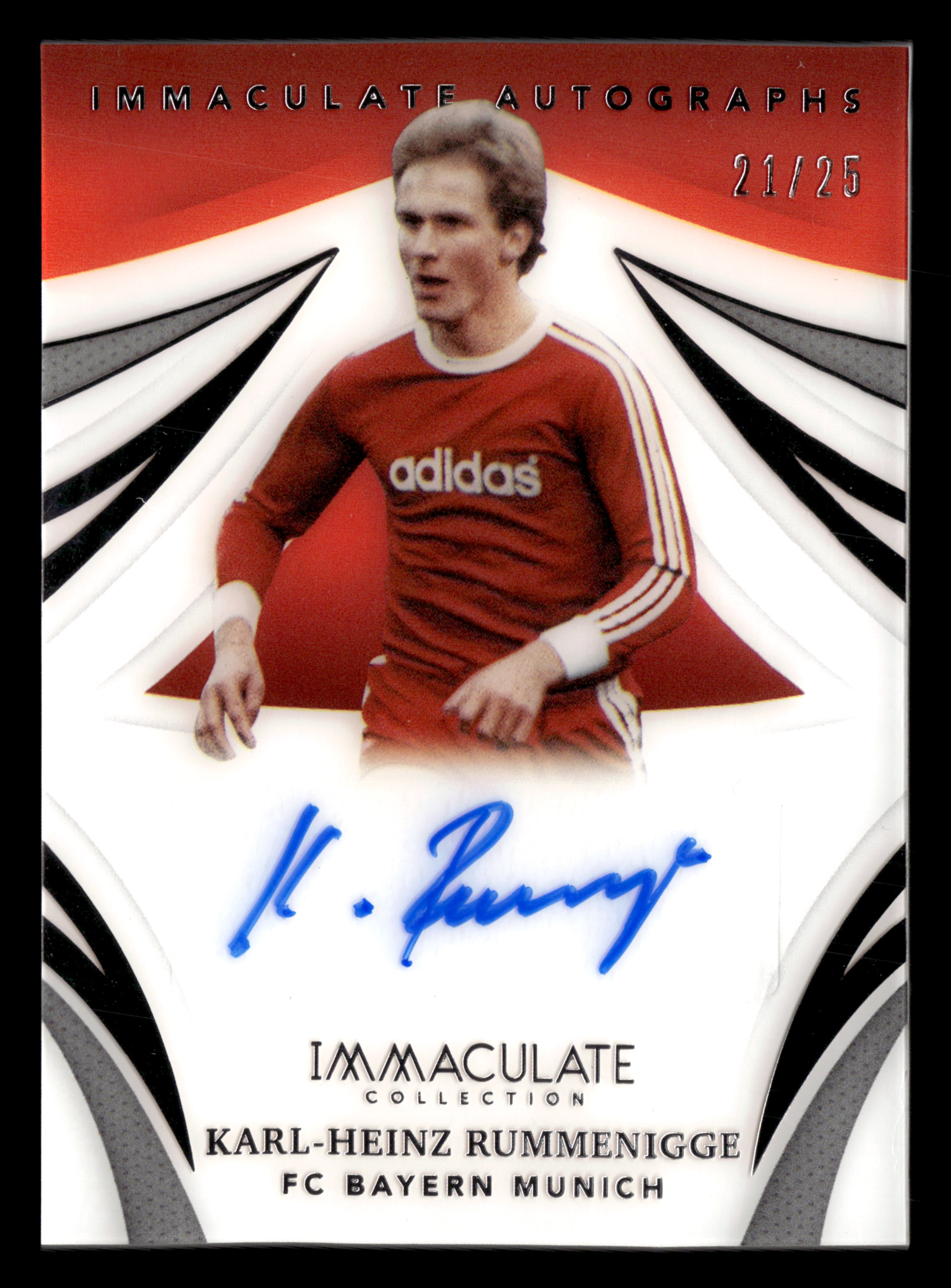 2021 Panini Immaculate #IA-KHR Karl-Heinz Rummenigge Immaculate Autos #/25