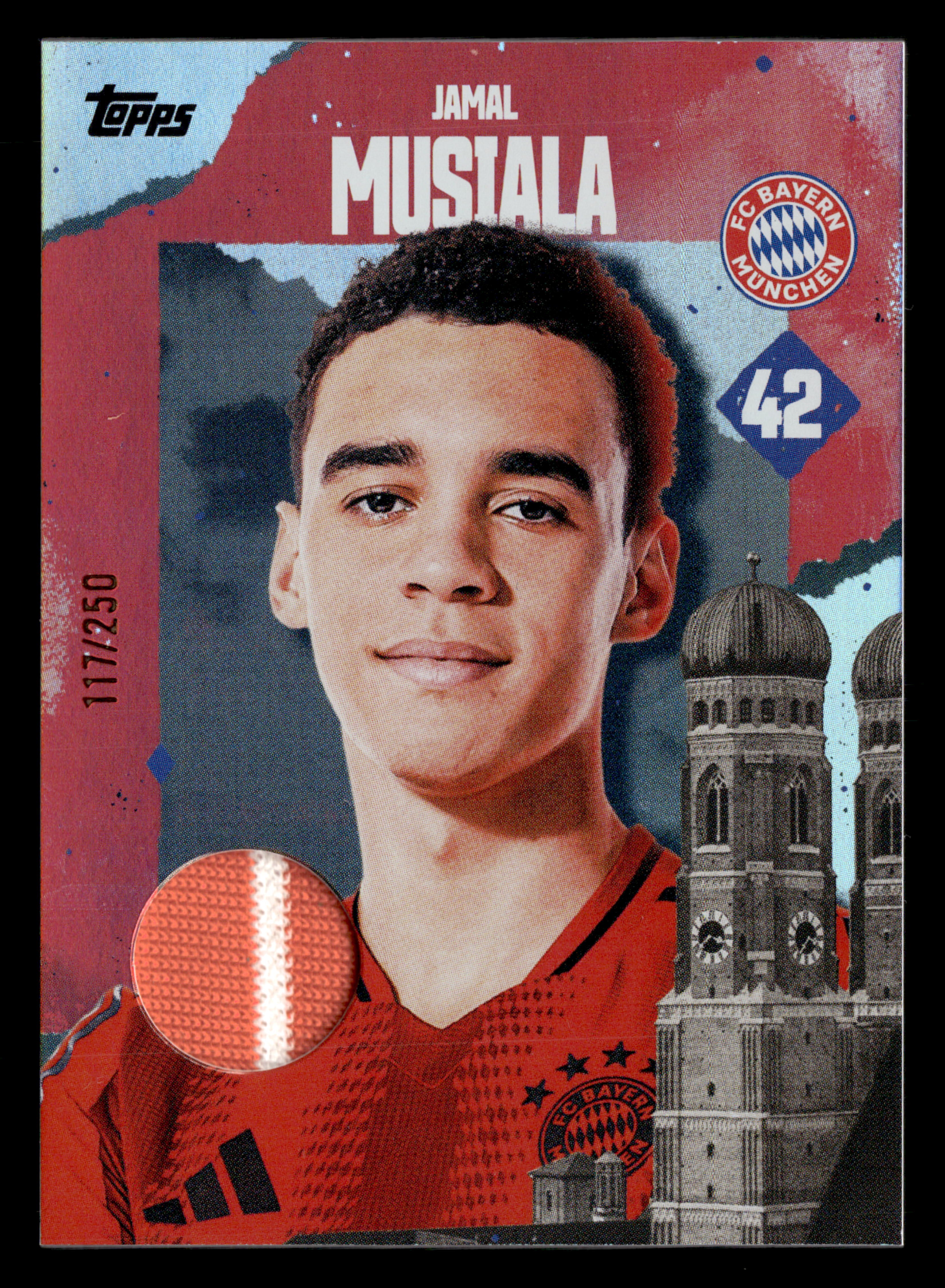 2024-25 Topps FC Bayern München TS #BGA-JM Jamal Musiala BG Relics /250