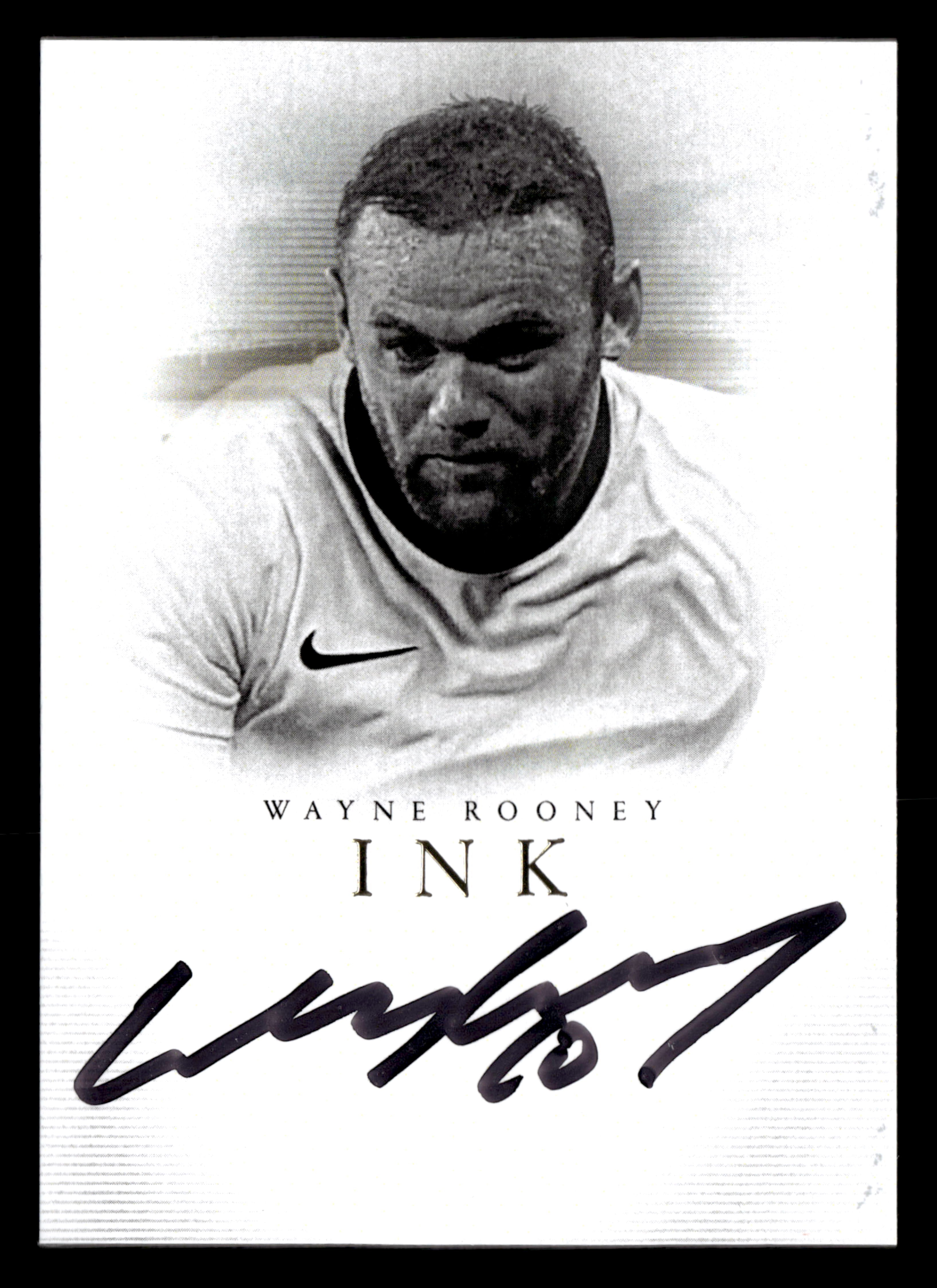 Futera Unique 2023 #IKA16 Wayne Rooney INK /9