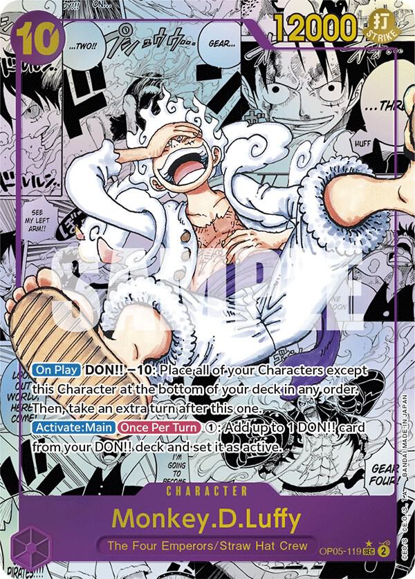 Monkey.D.Luffy OP05-119 (Awakening of the New Era)  - Manga Foil