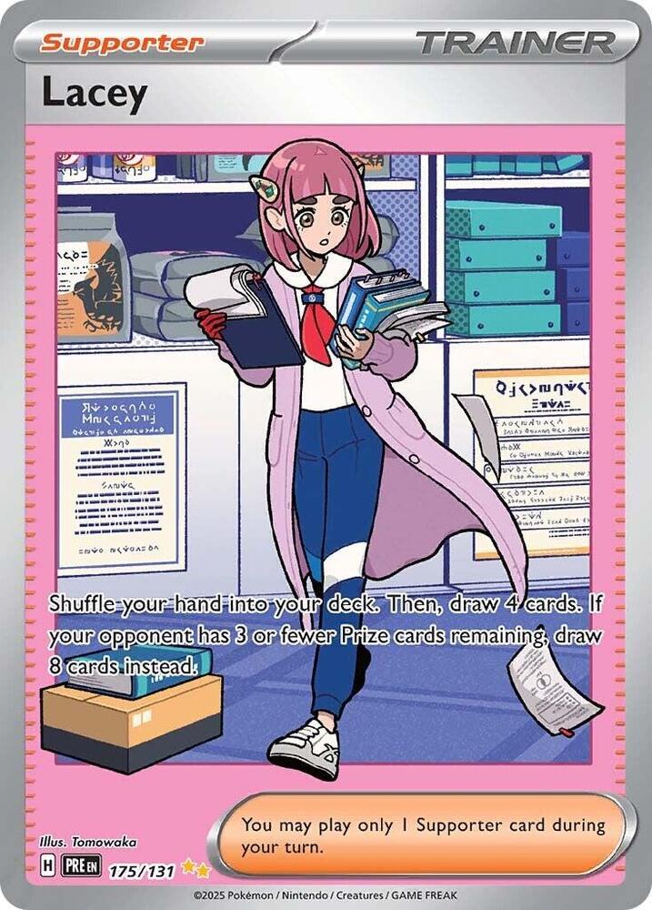 2025 Pokemon SV: Prismatic Evolutions Lacey - 175/131 Special Illustration Rare