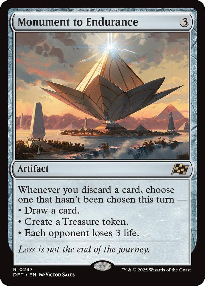 MTG Aetherdrift 237 Monument to Endurance R NM