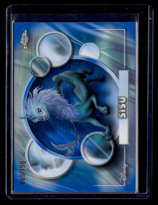 2026 Topps Chrome Disney 34 Sisu Blue Wave /150