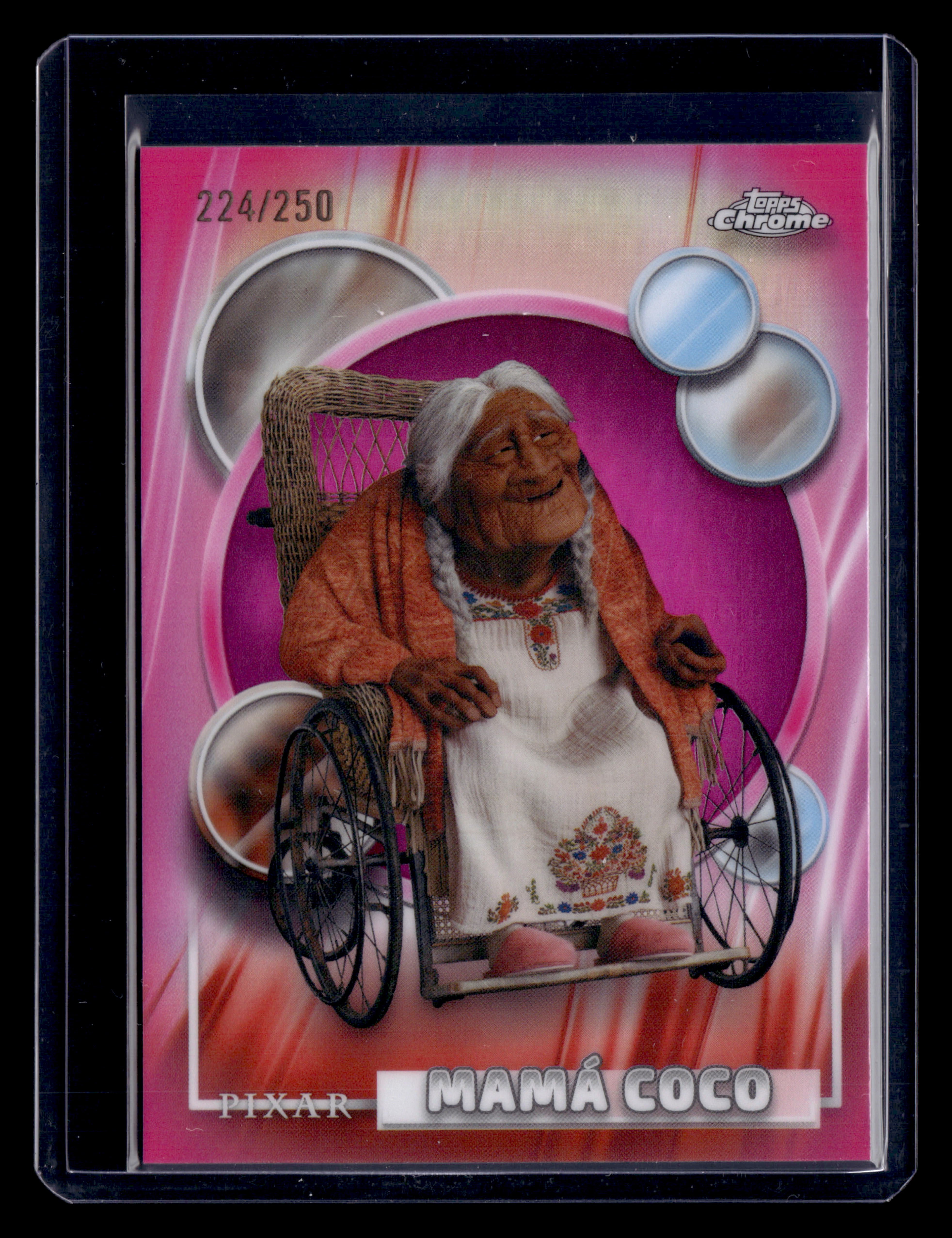 2026 Topps Chrome Disney 125 Mana Coco Pink Refractor /250