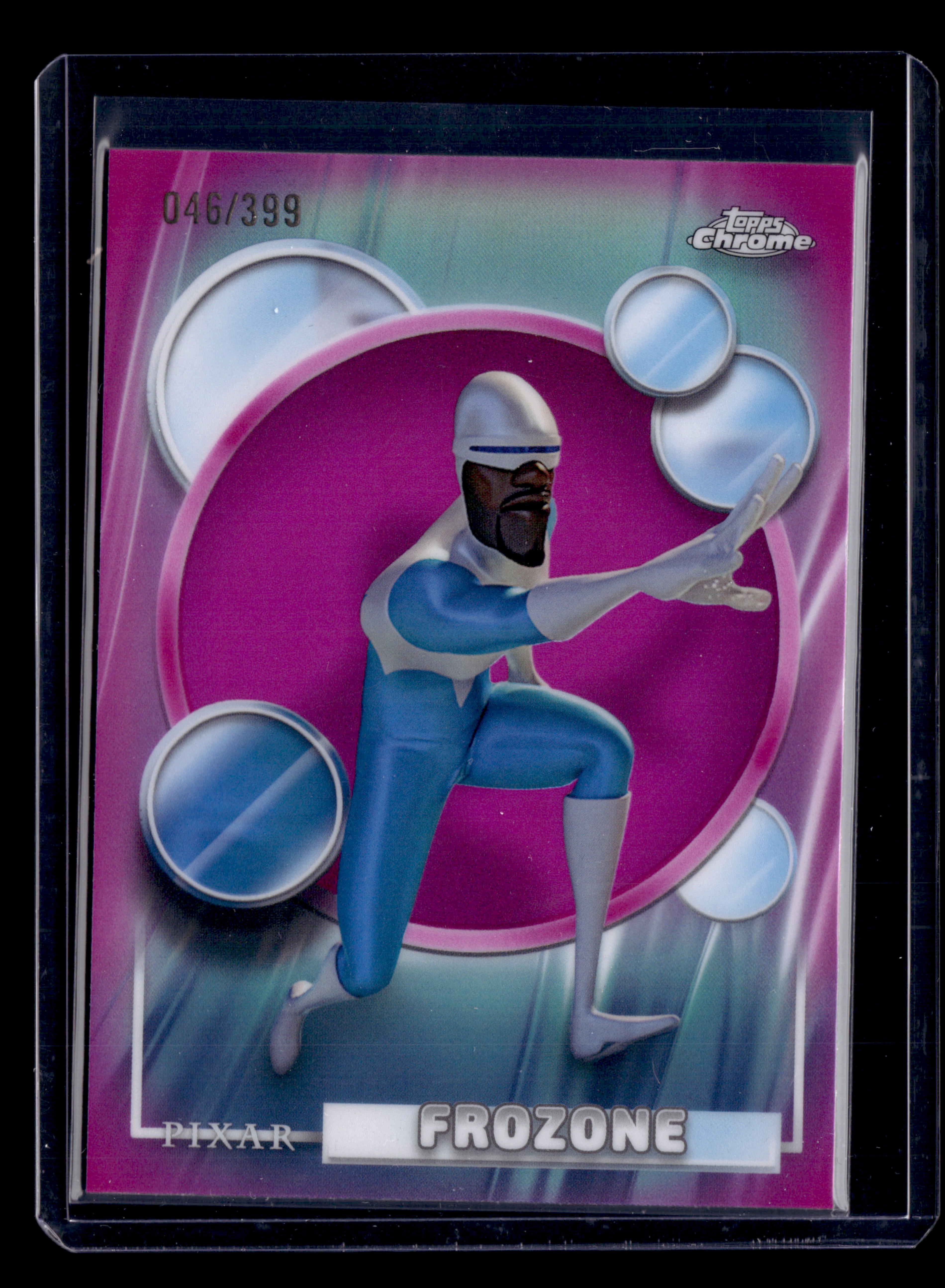 2026 Topps Chrome Disney 127 Frozone Magenta Refractor /399