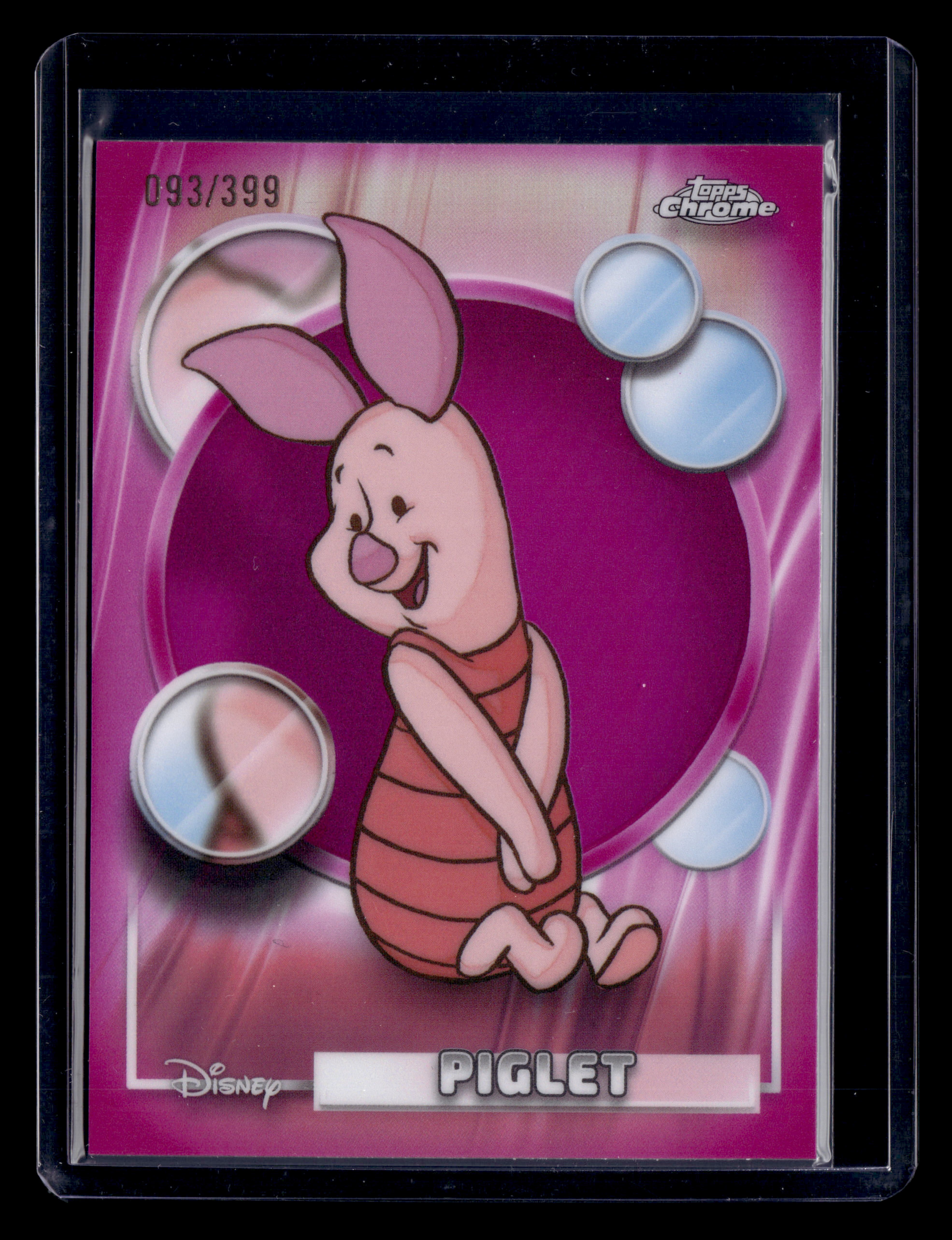 2026 Topps Chrome Disney 103 Piglet Magenta Refractor /399