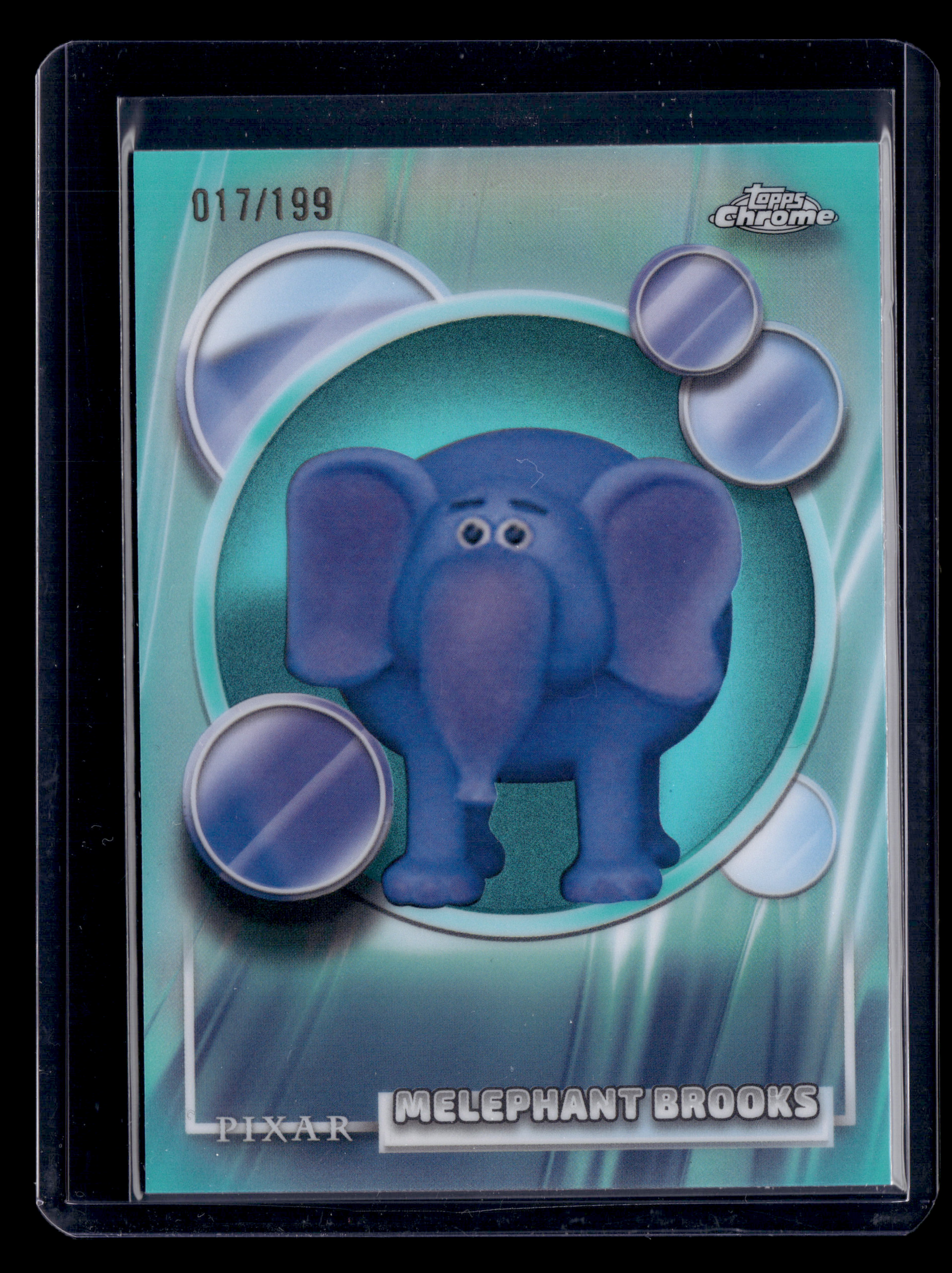 2026 Topps Chrome Disney 191 Melephant Brooks Aqua Refractor /199
