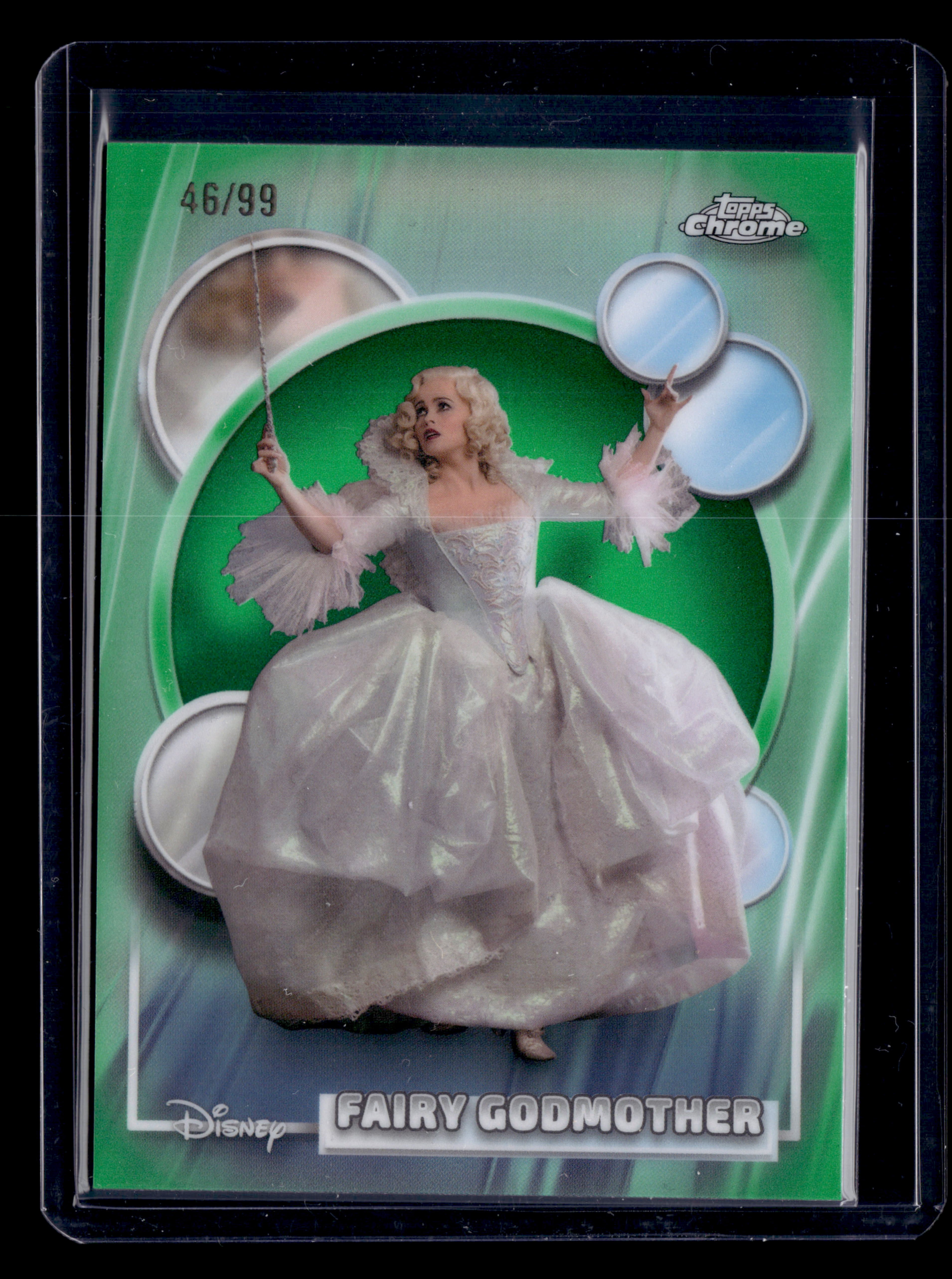 2026 Topps Chrome Disney 180 Fairy Godmother Green Refractor /99