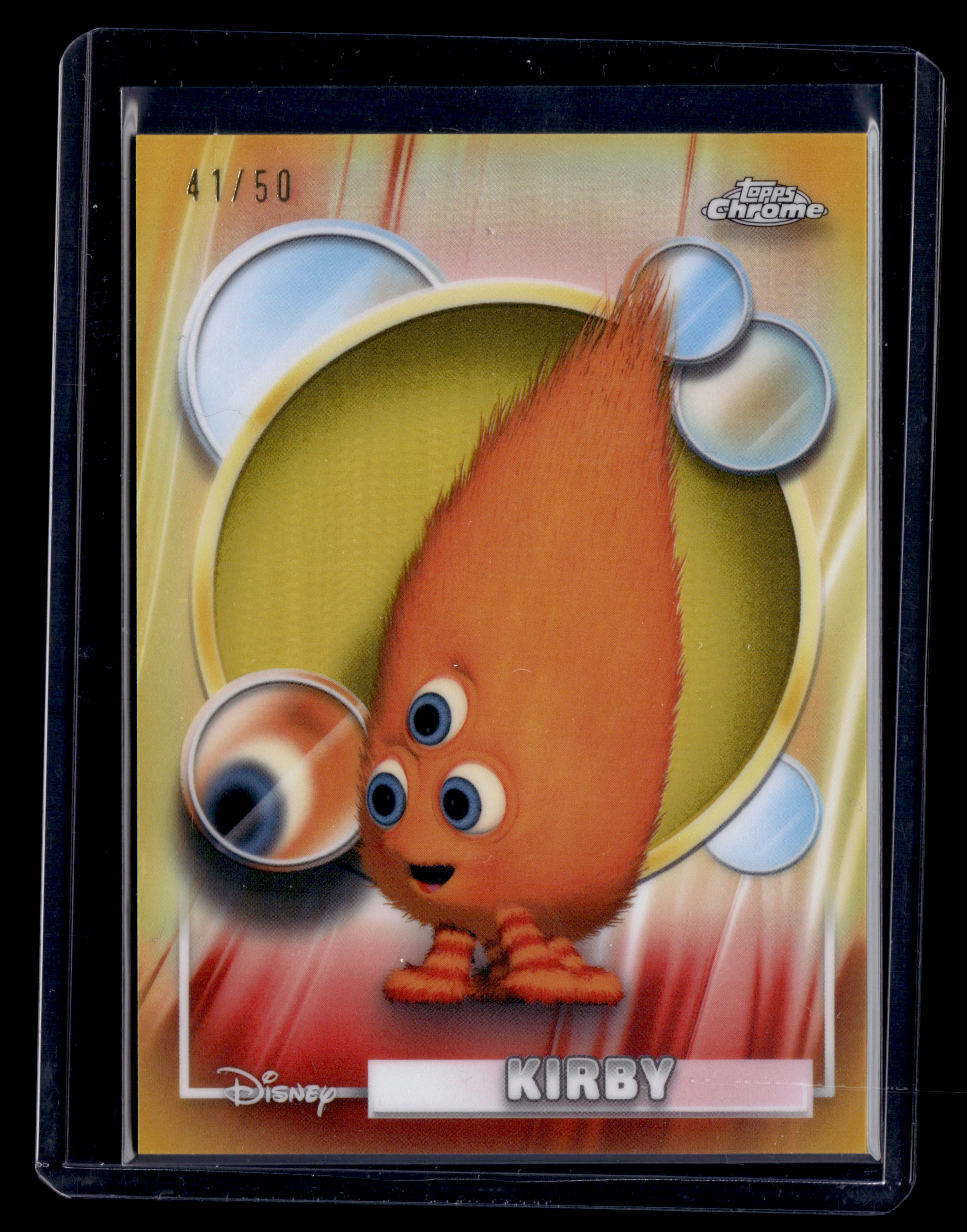 2026 Topps Chrome Disney 6 Kirby Gold Refractor /50